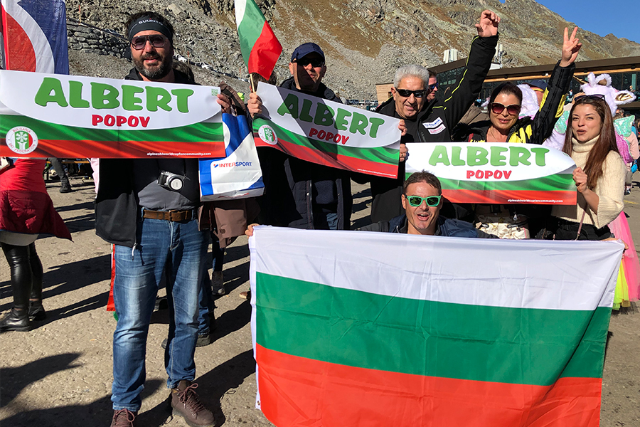 Bulgarian fans Solden 2020