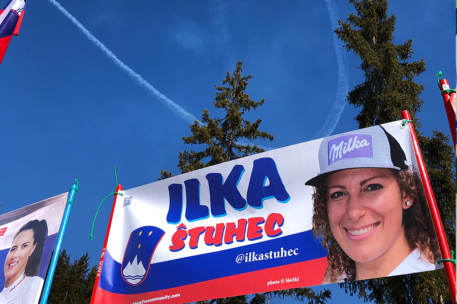 Ilka Banner Crans Montanao