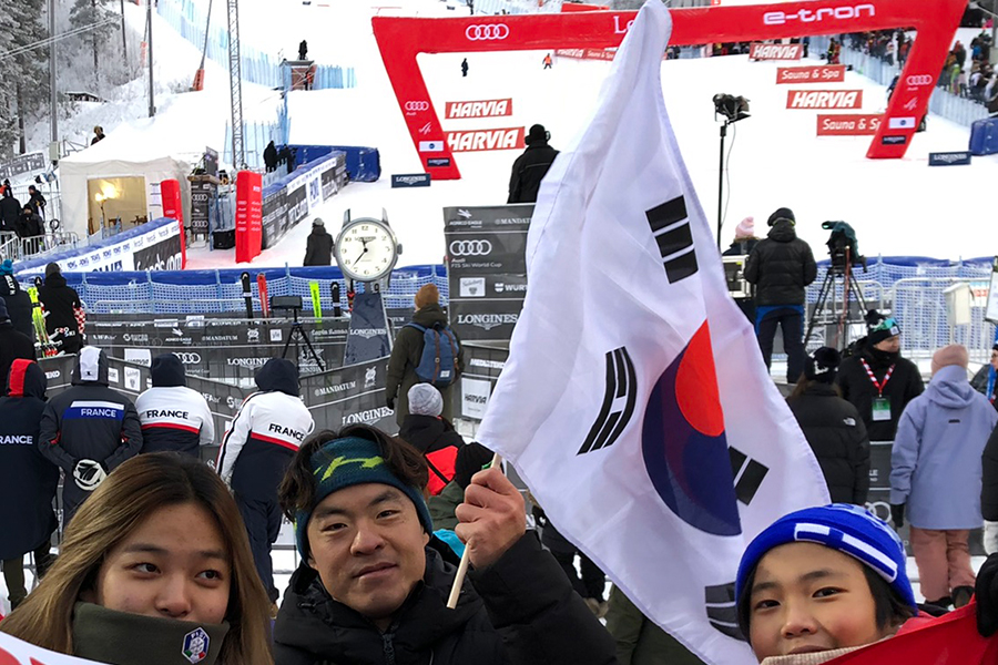 Team Korea at World Cup Levi 2022
