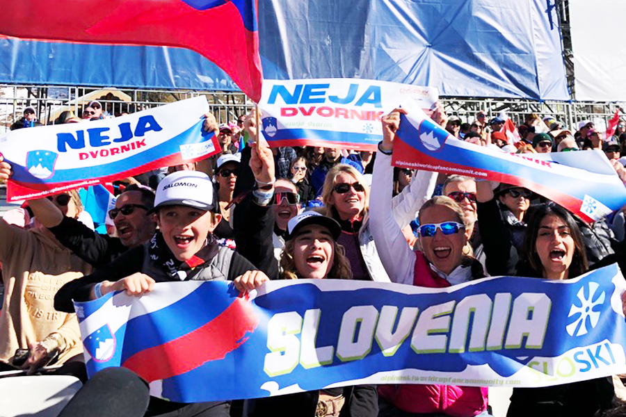 Neja's fans Courchevel 2023