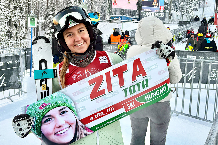 With Zita at World Cup Levi 2023