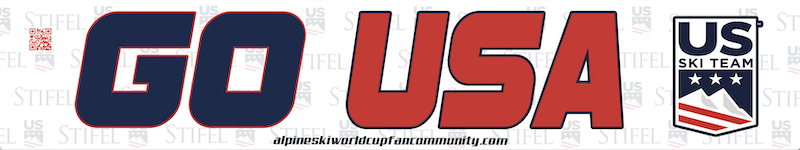 GO USA white 160X30cm